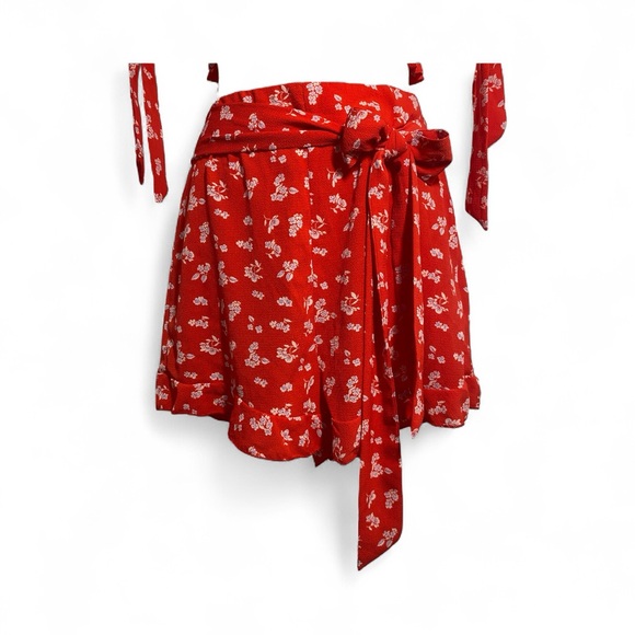 Parisian Works Scarlet Floral Bandeau - Picture 5 of 12